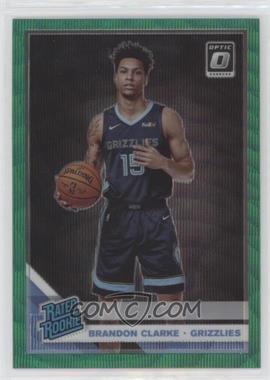 2019-20 Panini Donruss Optic - [Base] - Fanatics Green Wave Prizm #194 - Rated Rookie - Brandon Clarke