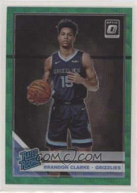 2019-20 Panini Donruss Optic - [Base] - Fanatics Green Wave Prizm #194 - Rated Rookie - Brandon Clarke