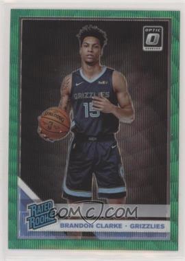 2019-20 Panini Donruss Optic - [Base] - Fanatics Green Wave Prizm #194 - Rated Rookie - Brandon Clarke