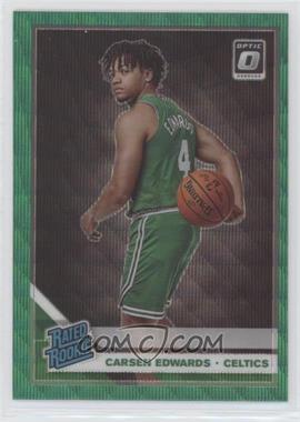 2019-20 Panini Donruss Optic - [Base] - Fanatics Green Wave Prizm #196 - Rated Rookie - Carsen Edwards