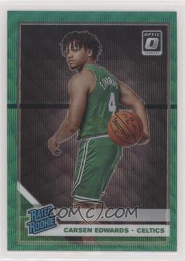 2019-20 Panini Donruss Optic - [Base] - Fanatics Green Wave Prizm #196 - Rated Rookie - Carsen Edwards