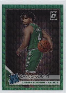 2019-20 Panini Donruss Optic - [Base] - Fanatics Green Wave Prizm #196 - Rated Rookie - Carsen Edwards