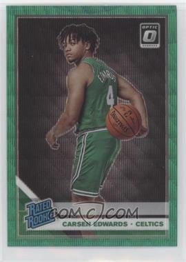 2019-20 Panini Donruss Optic - [Base] - Fanatics Green Wave Prizm #196 - Rated Rookie - Carsen Edwards