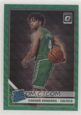 2019-20 Panini Donruss Optic - [Base] - Fanatics Green Wave Prizm #196 - Rated Rookie - Carsen Edwards