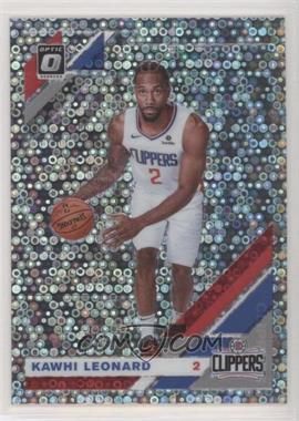 2019-20 Panini Donruss Optic - [Base] - Fast Break Prizm #30 - Kawhi Leonard