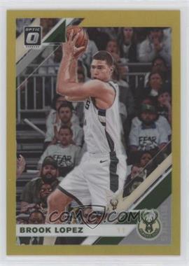 2019-20 Panini Donruss Optic - [Base] - Gold Prizm #91 - Brook Lopez /10