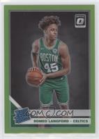 Rated Rookie - Romeo Langford #/149