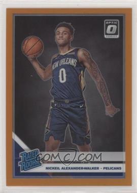 2019-20 Panini Donruss Optic - [Base] - Orange Prizm #184 - Rated Rookie - Nickeil Alexander-Walker /199