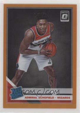 2019-20 Panini Donruss Optic - [Base] - Orange Prizm #187 - Rated Rookie - Admiral Schofield /199