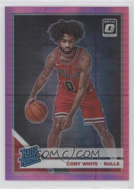 2019-20 Panini Donruss Optic - [Base] - Pink Hyper Prizm #180 - Rated Rookie - Coby White [EX to NM]