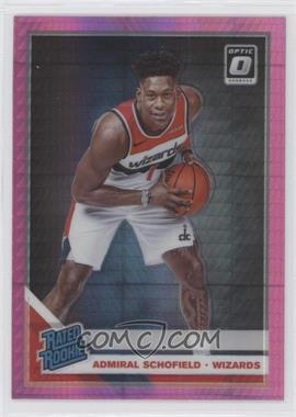 2019-20 Panini Donruss Optic - [Base] - Pink Hyper Prizm #187 - Rated Rookie - Admiral Schofield