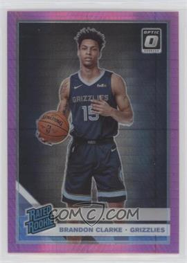 2019-20 Panini Donruss Optic - [Base] - Pink Hyper Prizm #194 - Rated Rookie - Brandon Clarke