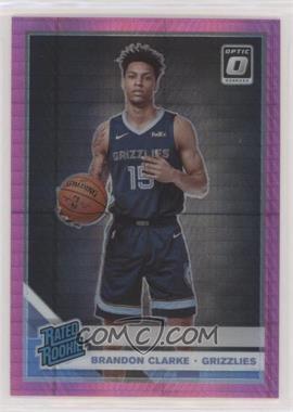 2019-20 Panini Donruss Optic - [Base] - Pink Hyper Prizm #194 - Rated Rookie - Brandon Clarke