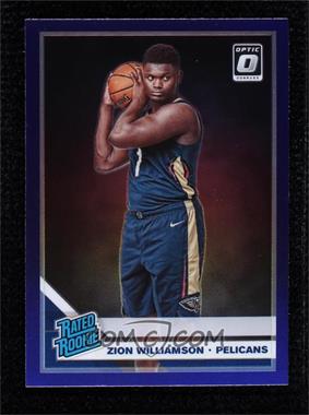 2019-20 Panini Donruss Optic - [Base] - Purple Prizm #158 - Rated Rookie - Zion Williamson