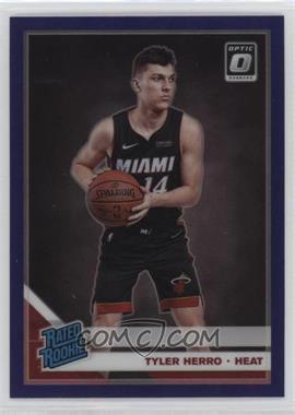 2019-20 Panini Donruss Optic - [Base] - Purple Prizm #172 - Rated Rookie - Tyler Herro