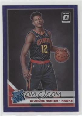 2019-20 Panini Donruss Optic - [Base] - Purple Prizm #198 - Rated Rookie - De'Andre Hunter