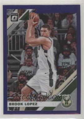 2019-20 Panini Donruss Optic - [Base] - Purple Prizm #91 - Brook Lopez