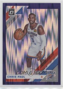 2019-20 Panini Donruss Optic - [Base] - Purple Shock Prizm #103 - Chris Paul