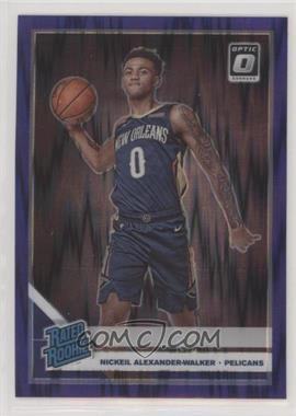 2019-20 Panini Donruss Optic - [Base] - Purple Shock Prizm #184 - Rated Rookie - Nickeil Alexander-Walker