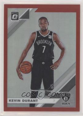 2019-20 Panini Donruss Optic - [Base] - Red Prizm #112 - Kevin Durant /99