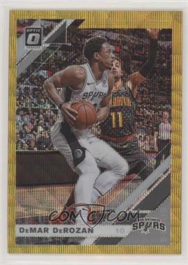 2019-20 Panini Donruss Optic - [Base] - Tmall Gold Wave Prizm #127 - DeMar DeRozan