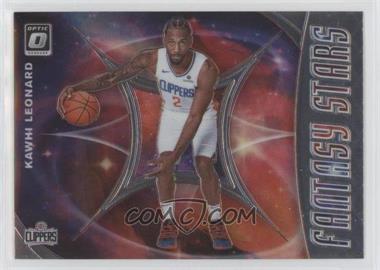 2019-20 Panini Donruss Optic - Fantasy Stars #10 - Kawhi Leonard