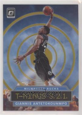 2019-20 Panini Donruss Optic - T-Minus 3, 2, 1 - Gold Prizm #8 - Giannis Antetokounmpo /10