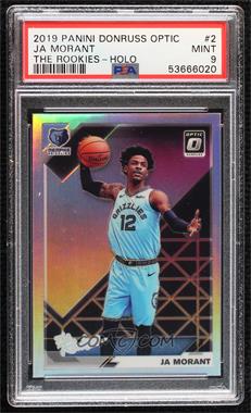 2019-20 Panini Donruss Optic - The Rookies - Holo Prizm #2 - Ja Morant [PSA 9 MINT]