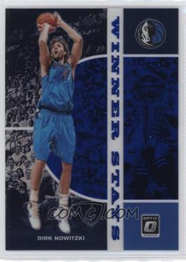 2019-20 Panini Donruss Optic - Winner Stays - Blue Prizm #2 - Dirk Nowitzki /85