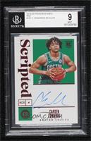 Rookie Scripted Signatures - Carsen Edwards [BGS 9 MINT] #/25