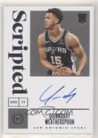 Rookie Scripted Signatures - Quinndary Weatherspoon #/99
