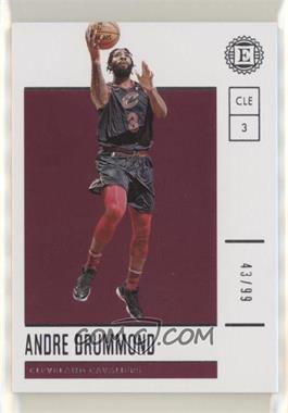 2019-20 Panini Encased - [Base] #55 - Andre Drummond /99