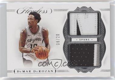 2019-20 Panini Flawless - Dual Patches #DP-DDR - DeMar DeRozan /20