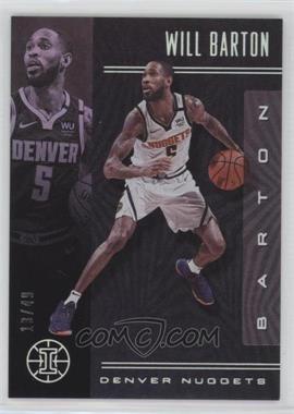 2019-20 Panini Illusions - [Base] - Trophy Collection Black #43 - Will Barton /49