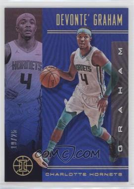 2019-20 Panini Illusions - [Base] - Trophy Collection Blue #4 - Devonte' Graham /25