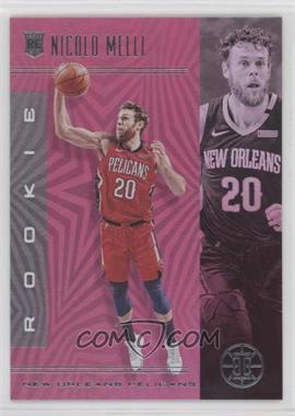 2019-20 Panini Illusions - [Base] - Trophy Collection Pink #186 - Rookies - Nicolo Melli