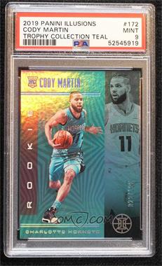2019-20 Panini Illusions - [Base] - Trophy Collection Teal #172 - Rookies - Cody Martin /125 [PSA 9 MINT]