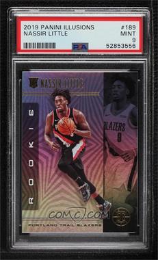 2019-20 Panini Illusions - [Base] #189 - Rookies - Nassir Little [PSA 9 MINT]