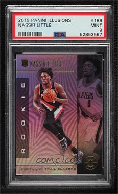 2019-20 Panini Illusions - [Base] #189 - Rookies - Nassir Little [PSA 9 MINT]