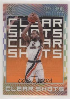 2019-20 Panini Illusions - Clear Shots - Orange #4 - Kawhi Leonard