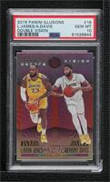 LeBron James, Anthony Davis [PSA 10 GEM MT]