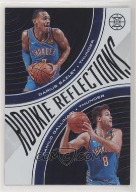 2019-20 Panini Illusions - Rookie Reflections - Sapphire #4 - Darius Bazley, Danilo Gallinari /199