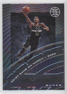 2019-20 Panini Illusions - Season Highlights #20 - Giannis Antetokounmpo