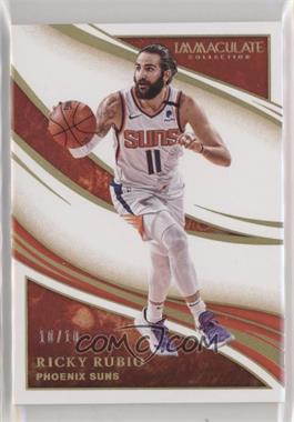2019-20 Panini Immaculate Collection - [Base] - Gold #90 - Ricky Rubio /10