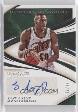 2019-20 Panini Immaculate Collection - Heralded Signatures #HS-SKP - Shawn Kemp /75