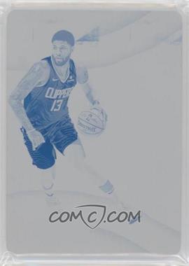 2019-20 Panini Immaculate Collection - Materials - Printing Plate Cyan #MT-PGE - Paul George /1