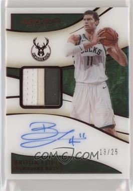 2019-20 Panini Immaculate Collection - Patch Autographs - Red #PA-BLP - Brook Lopez /25