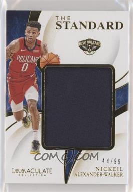 2019-20 Panini Immaculate Collection - The Standard Relics #ST-NAW - Nickeil Alexander-Walker /99