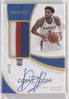 Rookie Patch Autographs - Dedric Lawson #/25