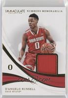 Immaculate Numbers Memorabilia - D'Angelo Russell #/10